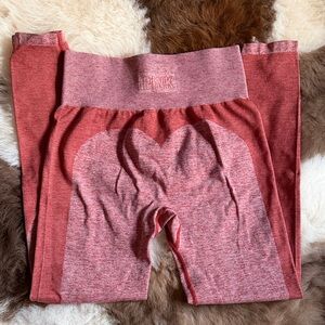 Pink Seamless Leggings (size M)